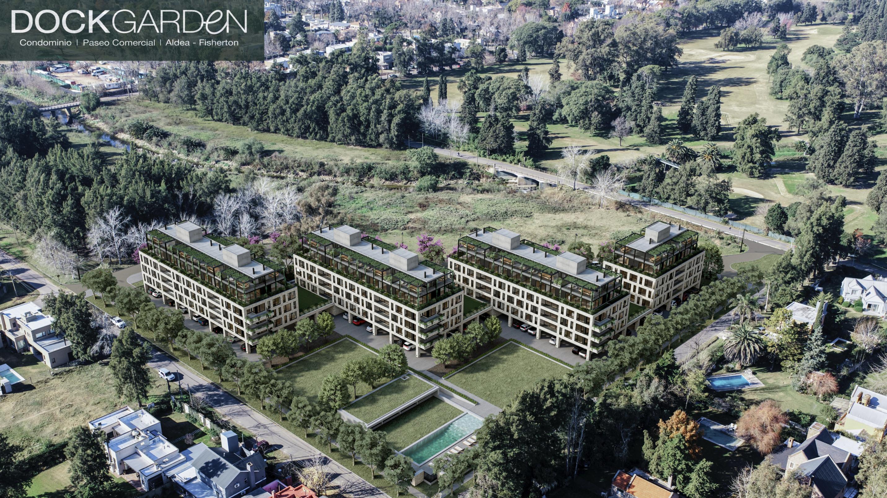 Departamento 3 dormitorios con balcón en Dock Garden, Fisherton